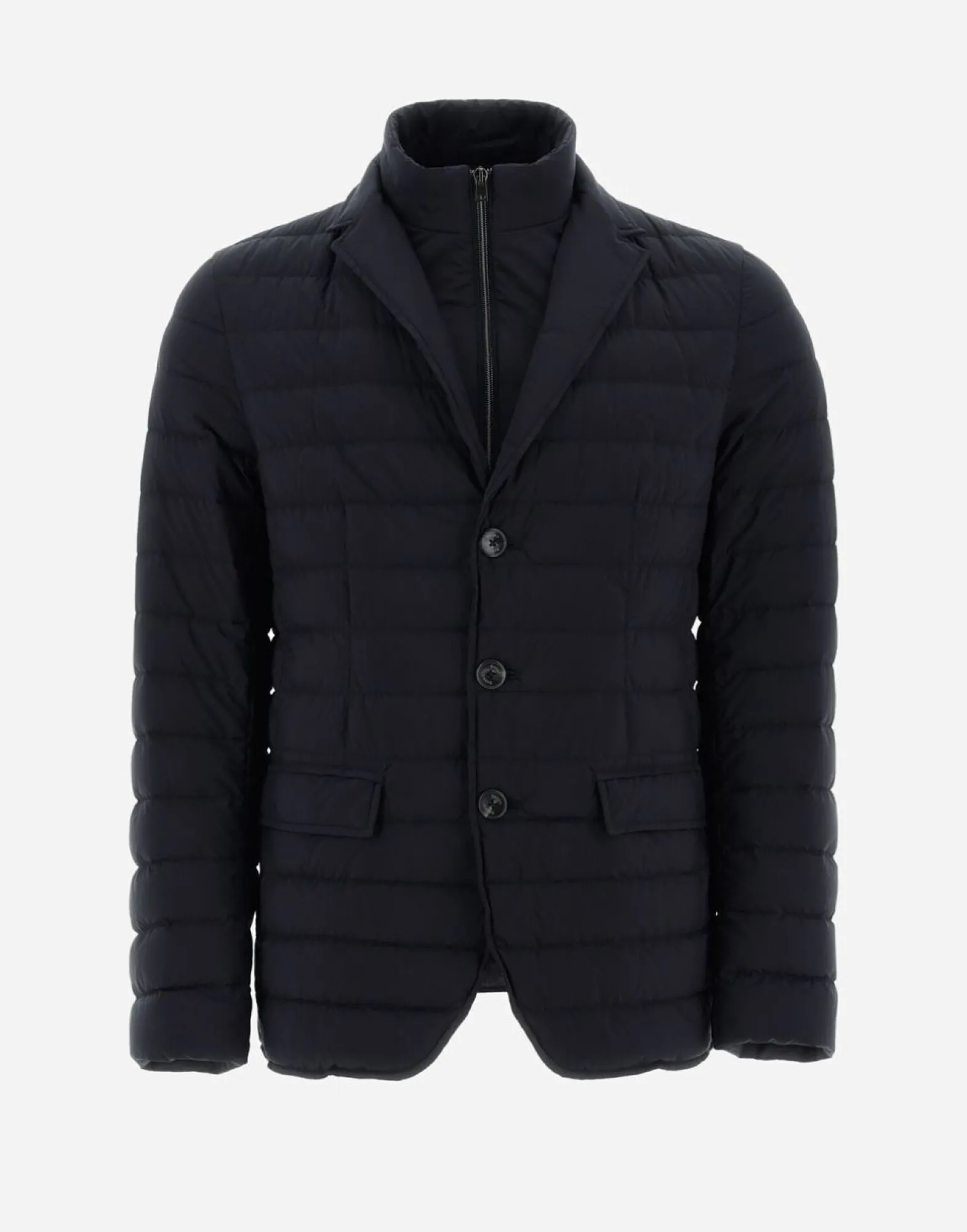 Herno Blazer In Nuage With Monogram Detailing