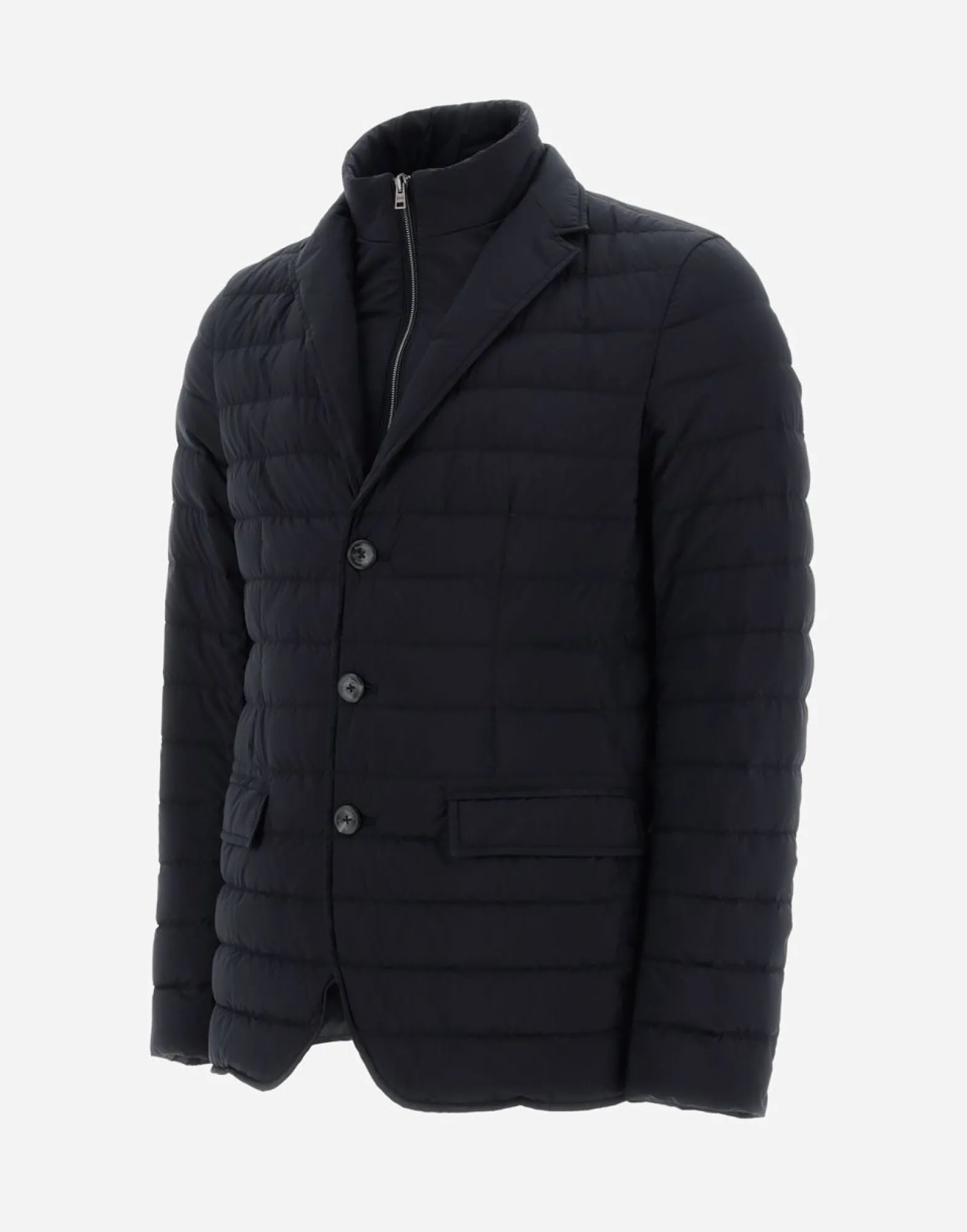 Herno Blazer In Nuage With Monogram Detailing