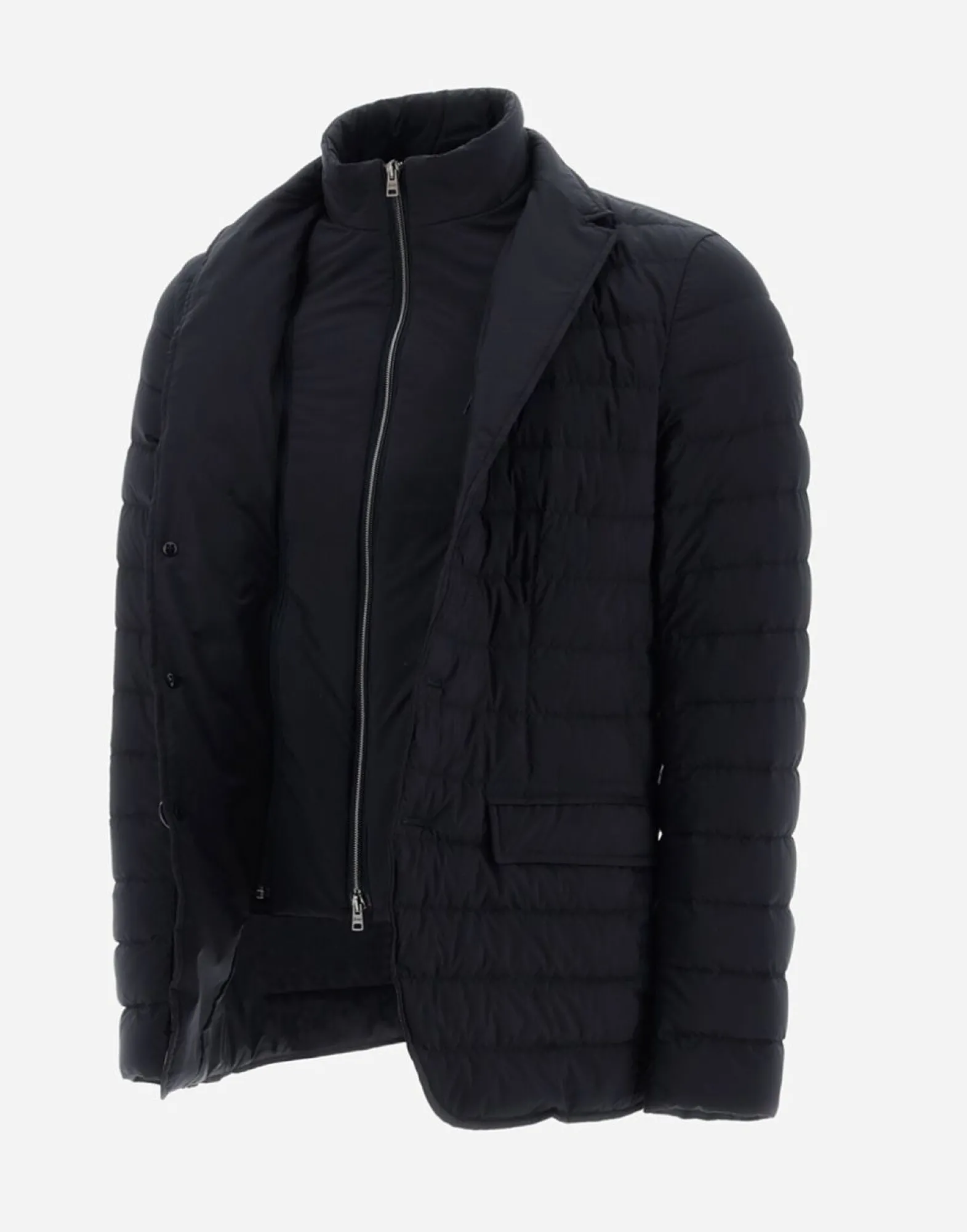 Herno Blazer In Nuage With Monogram Detailing
