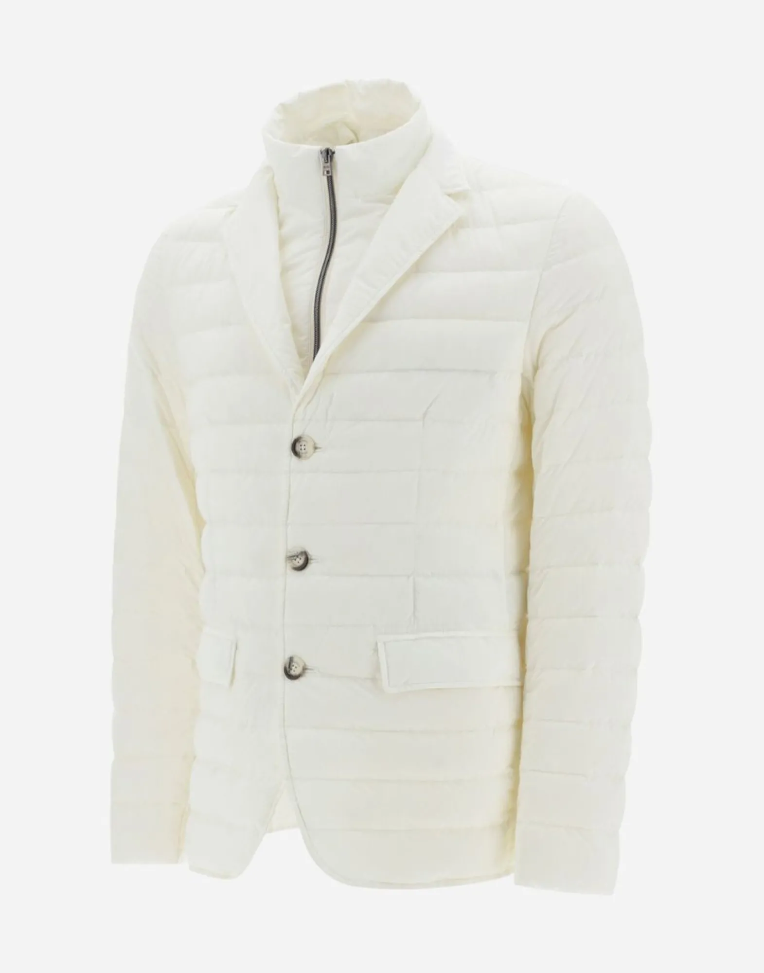 Herno Blazer In Nuage With Monogram Detailing