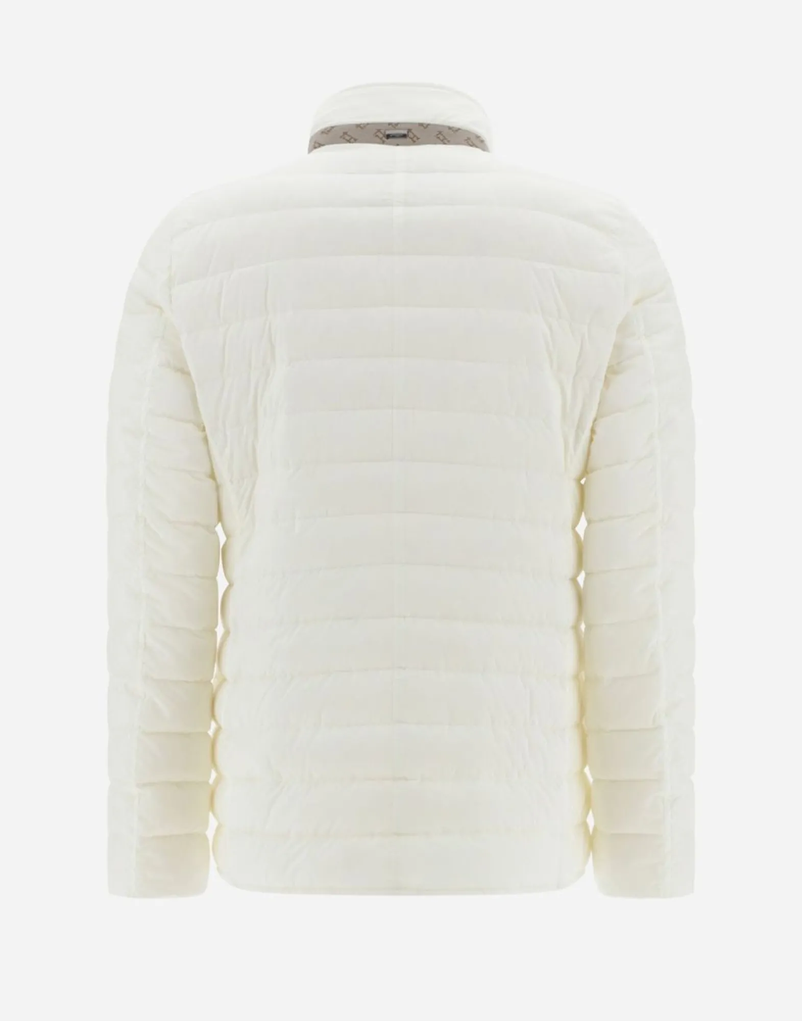 Herno Blazer In Nuage With Monogram Detailing