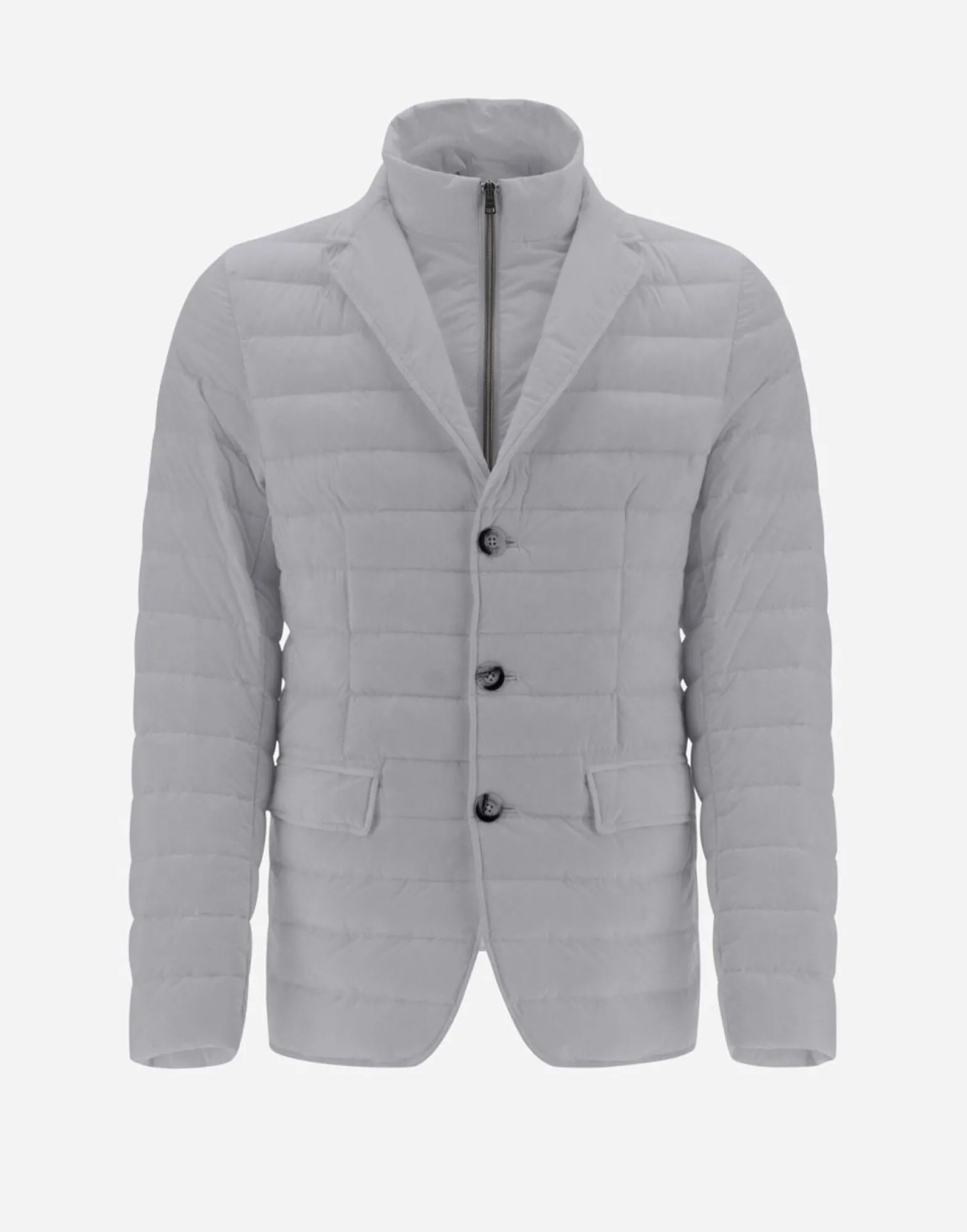 Herno Blazer In Nuage With Monogram Detailing