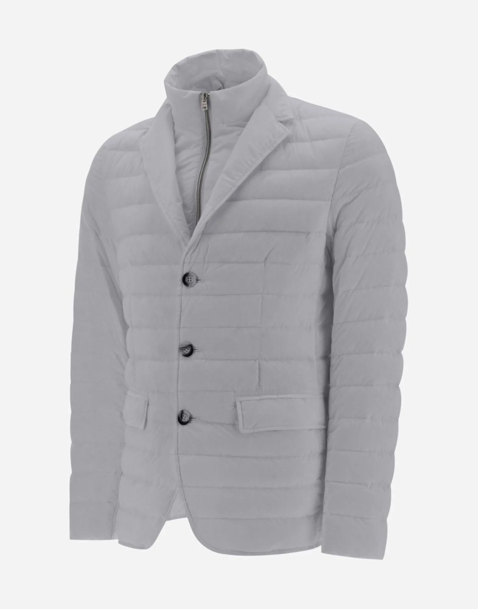 Herno Blazer In Nuage With Monogram Detailing