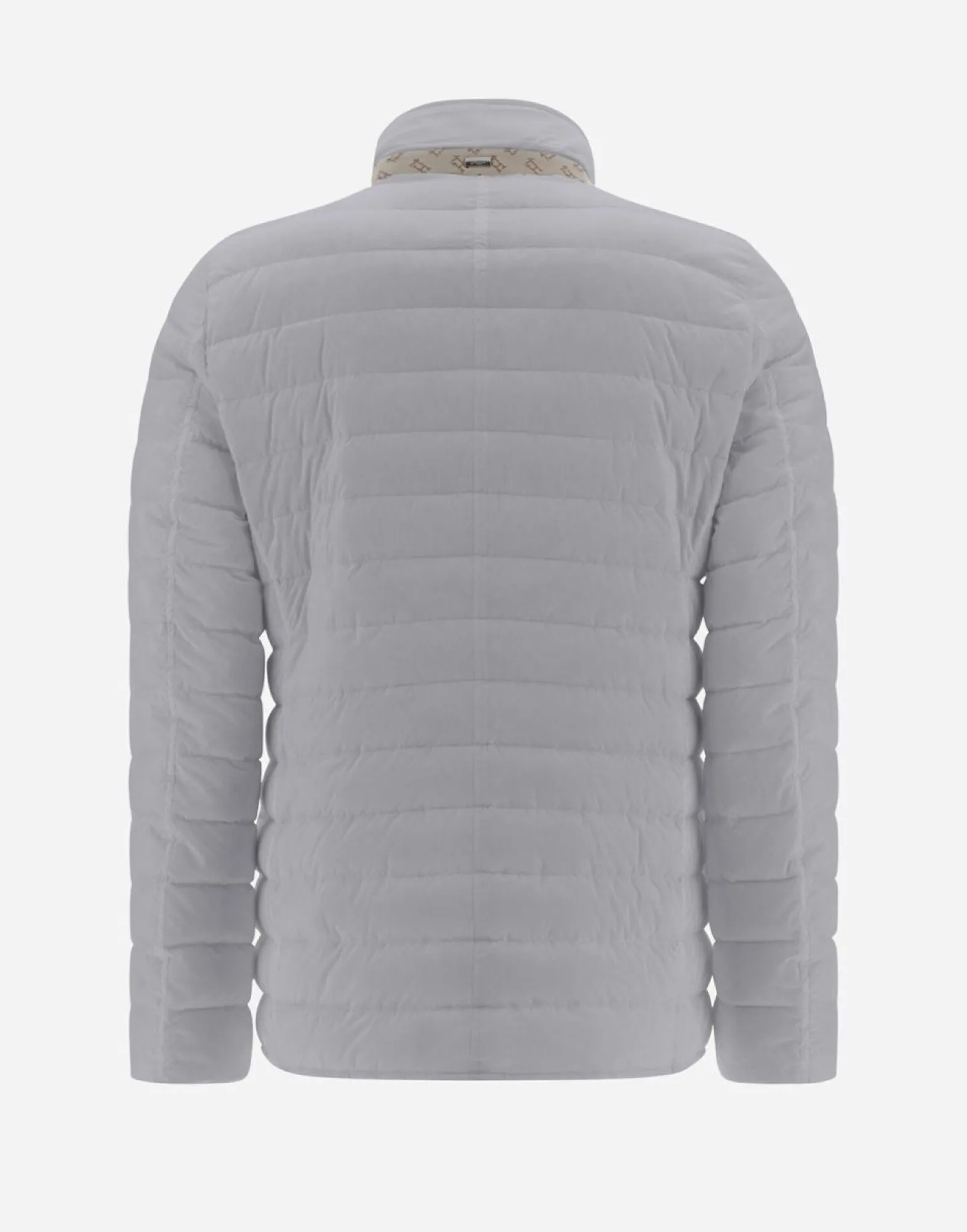 Herno Blazer In Nuage With Monogram Detailing