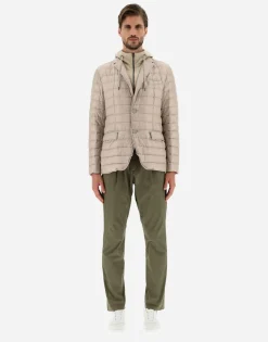 Herno Blazer In Nylon Ultralight & Fleece