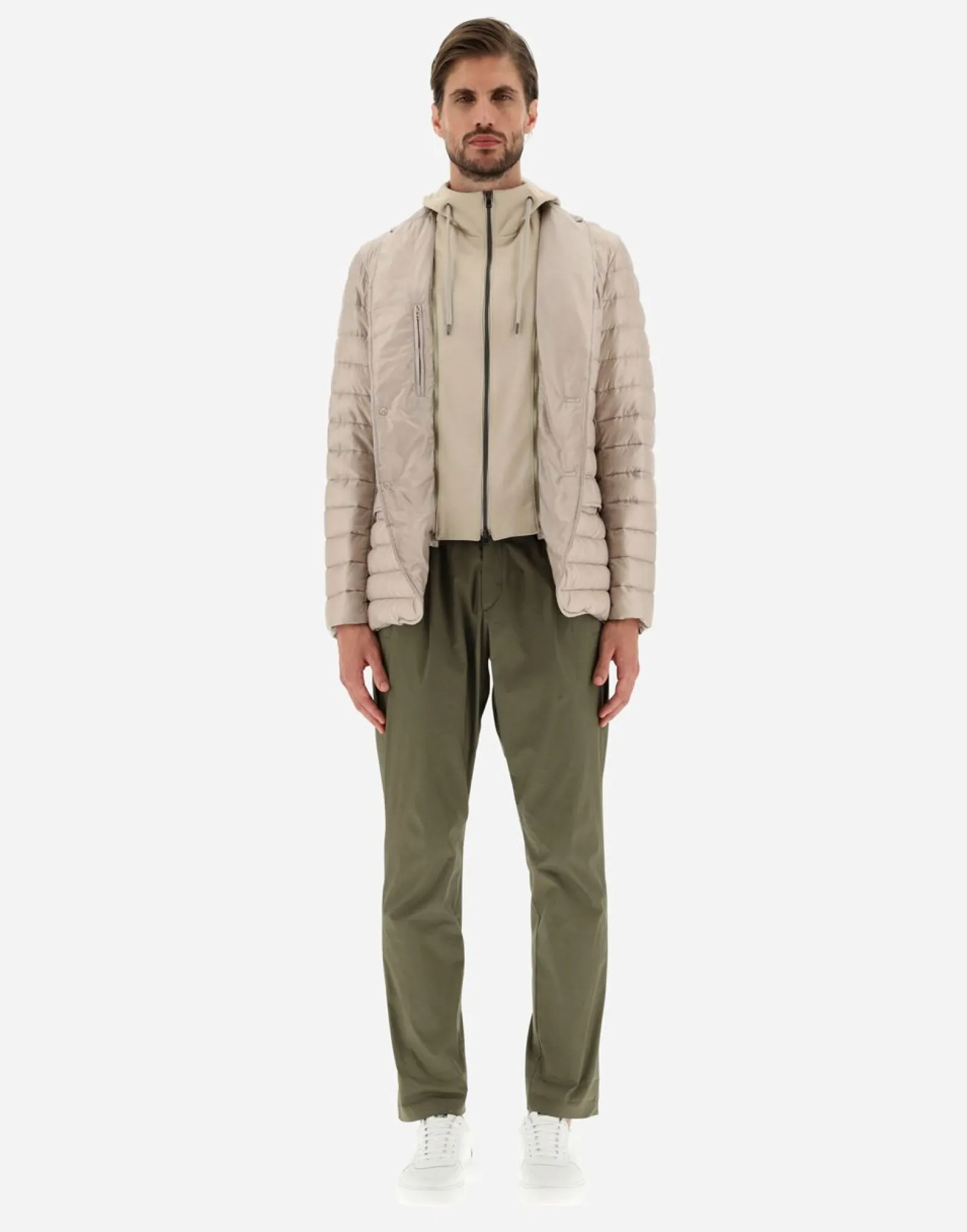 Herno Blazer In Nylon Ultralight & Fleece
