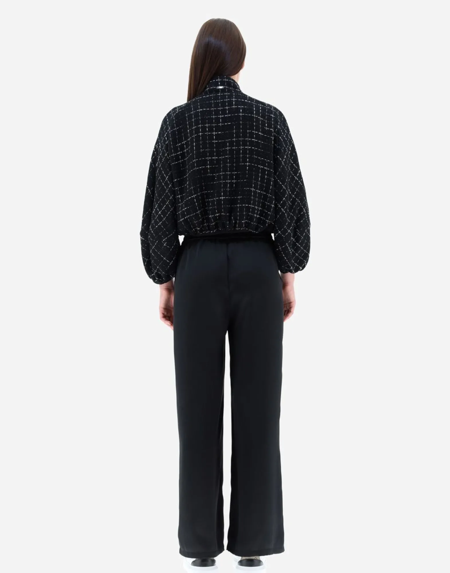 Herno Bomber Jacket In Casual Tweed