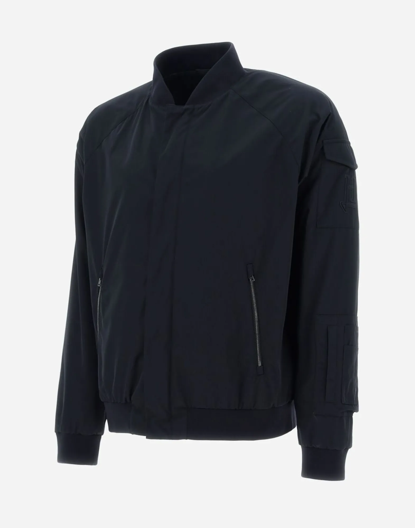 Herno Bomber Jacket In Compact Nylon