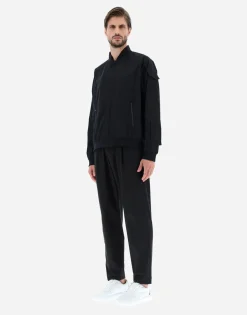 Herno Bomber Jacket In Compact Nylon