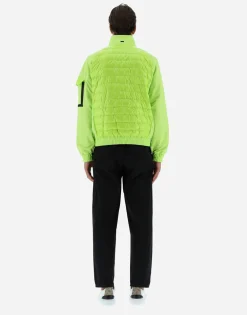Herno Bomber Jacket In Gloss & Plaster