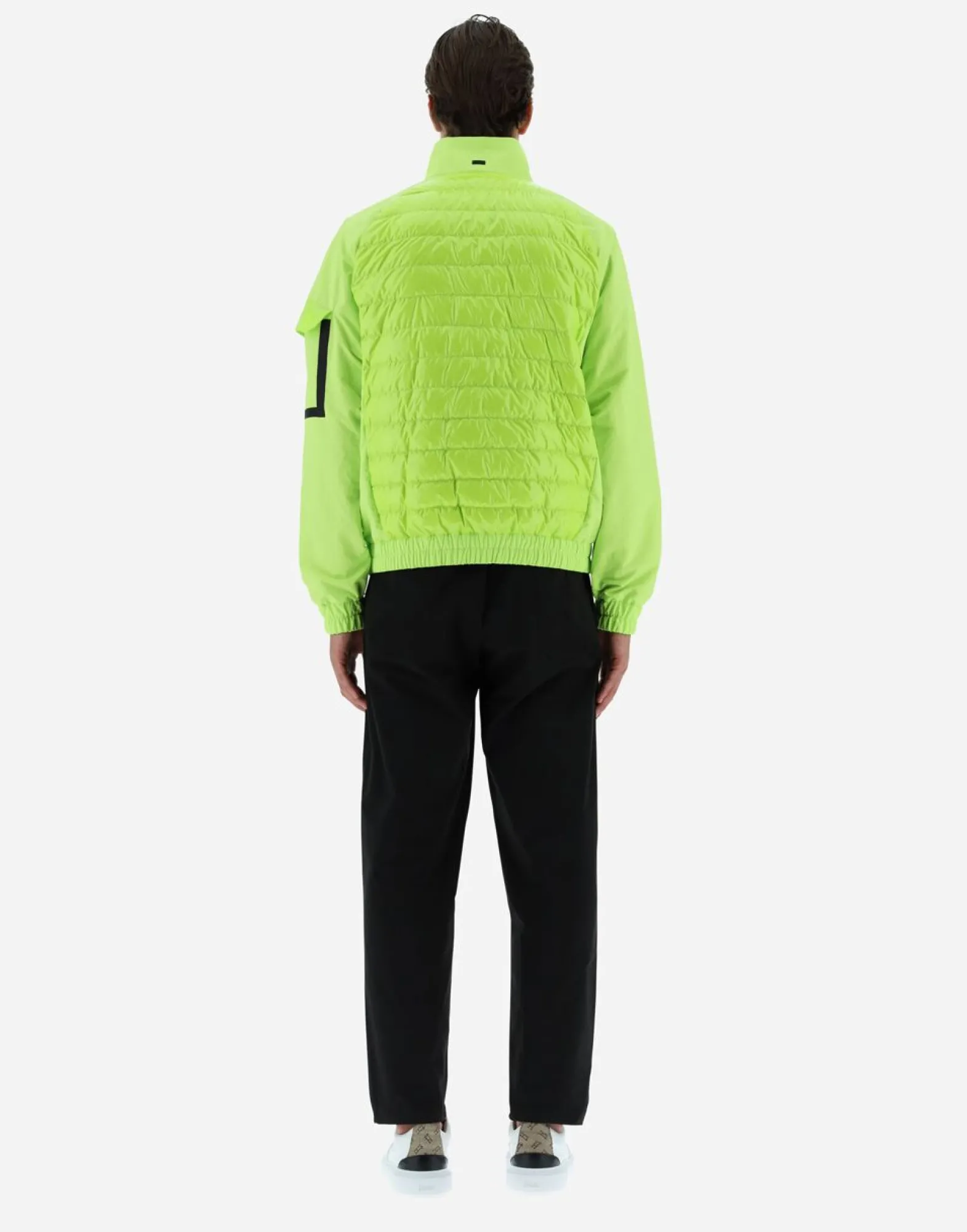 Herno Bomber Jacket In Gloss & Plaster