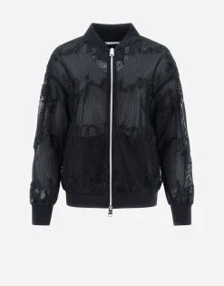 Herno Bomber Jacket In Needlework