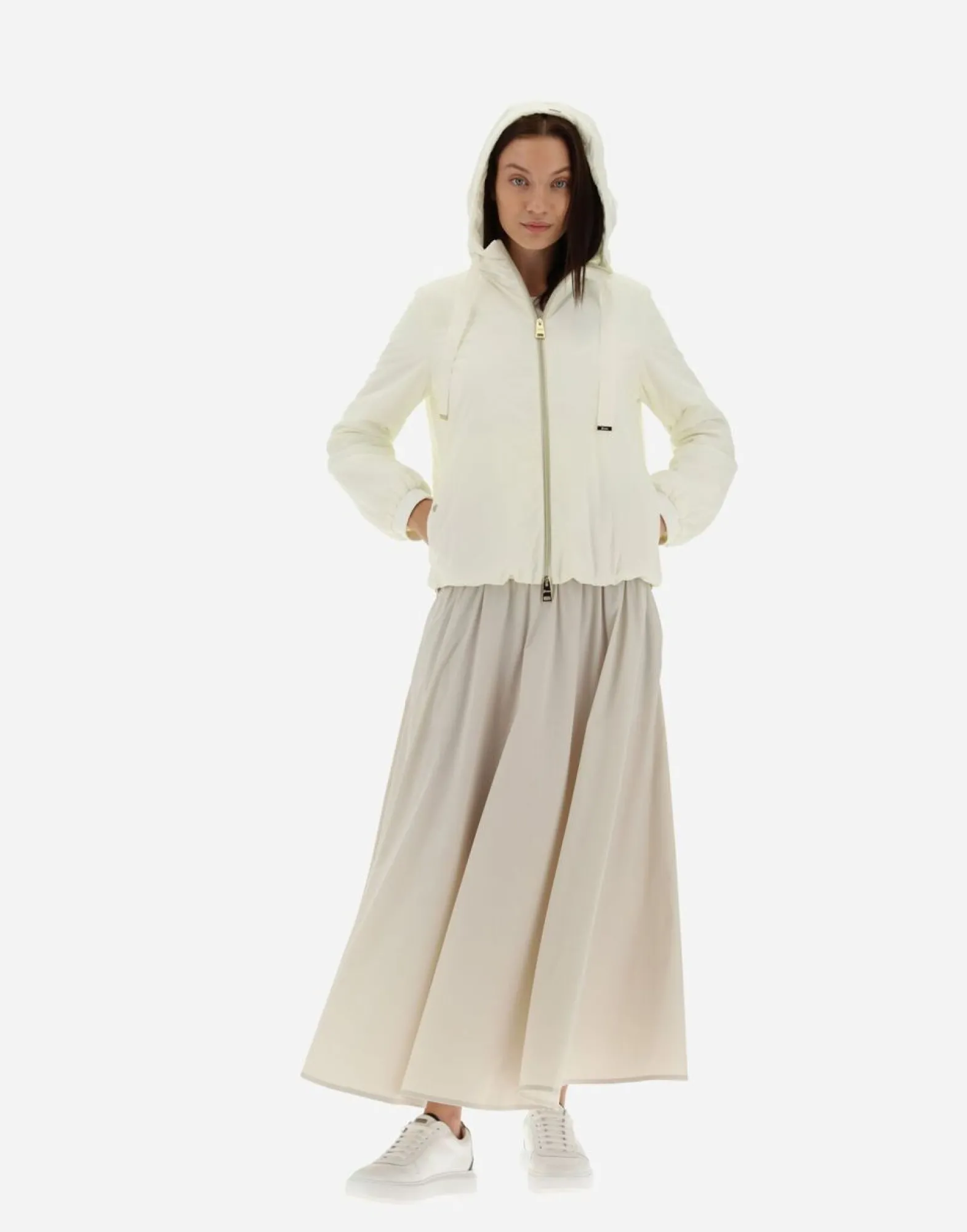 Herno Bomber Jacket In Nuage
