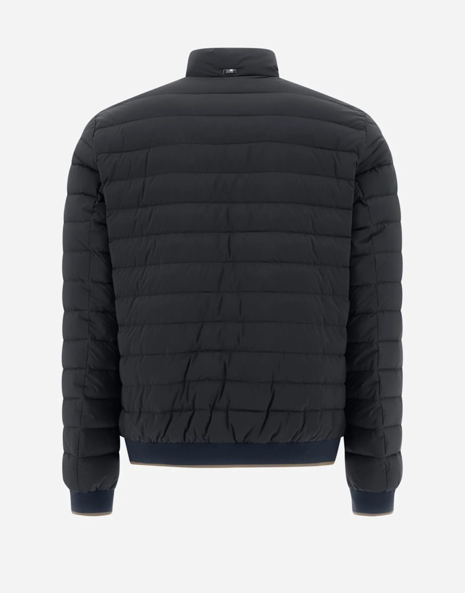 Herno Bomber Jacket In Nuage With Monogram Detailing