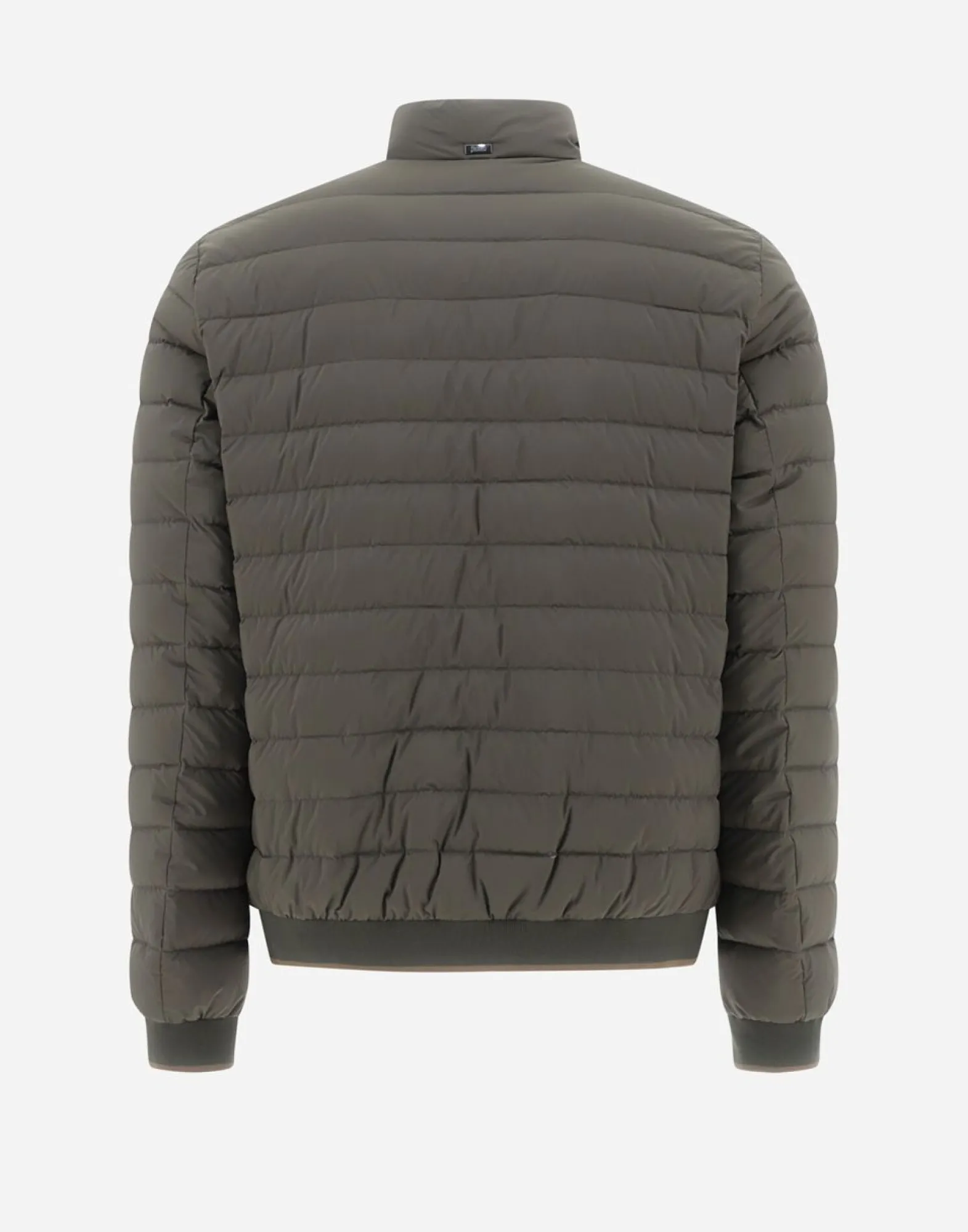 Herno Bomber Jacket In Nuage With Monogram Detailing