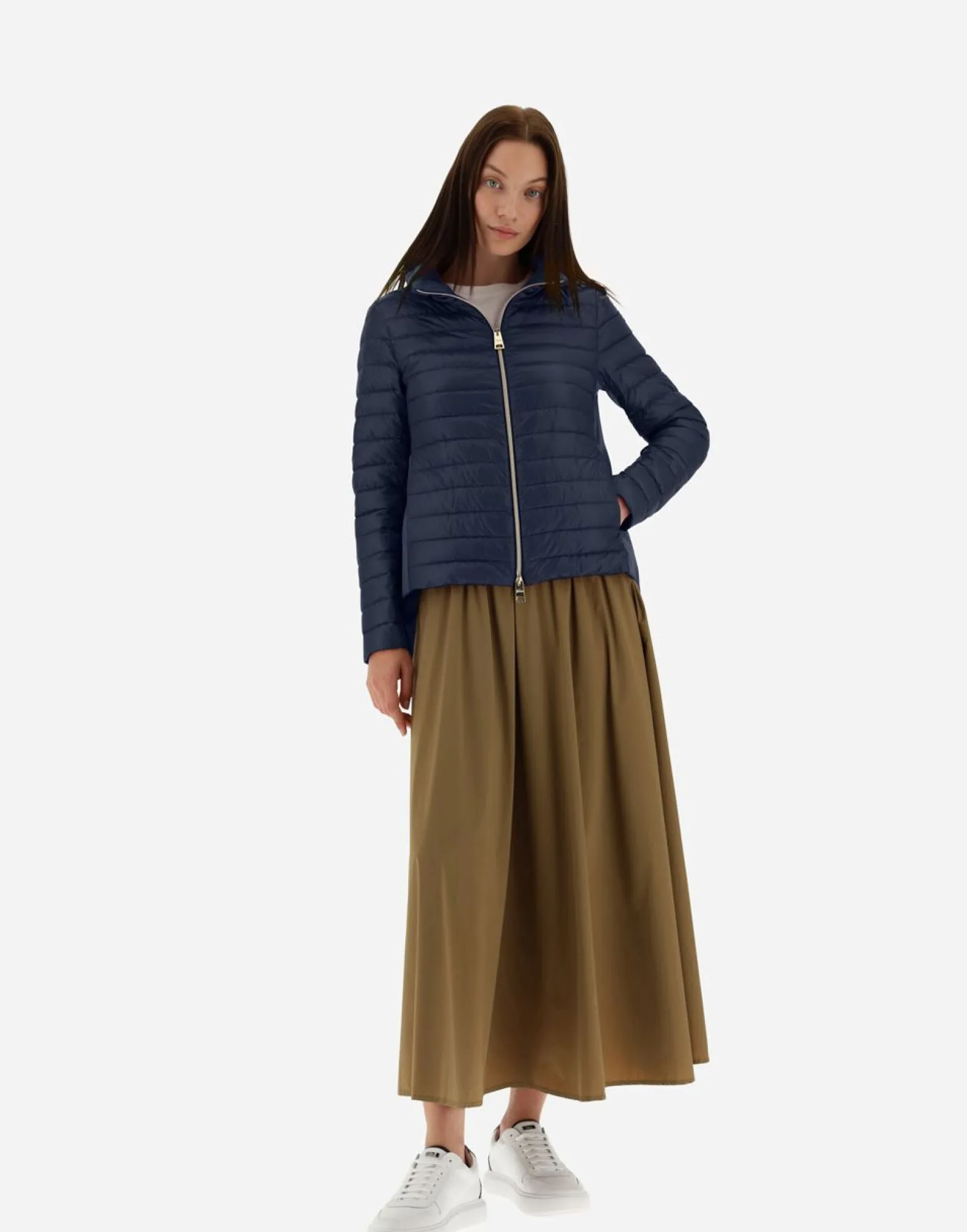 Herno Bomber Jacket In Nylon Ultralight & New Techno Taffeta