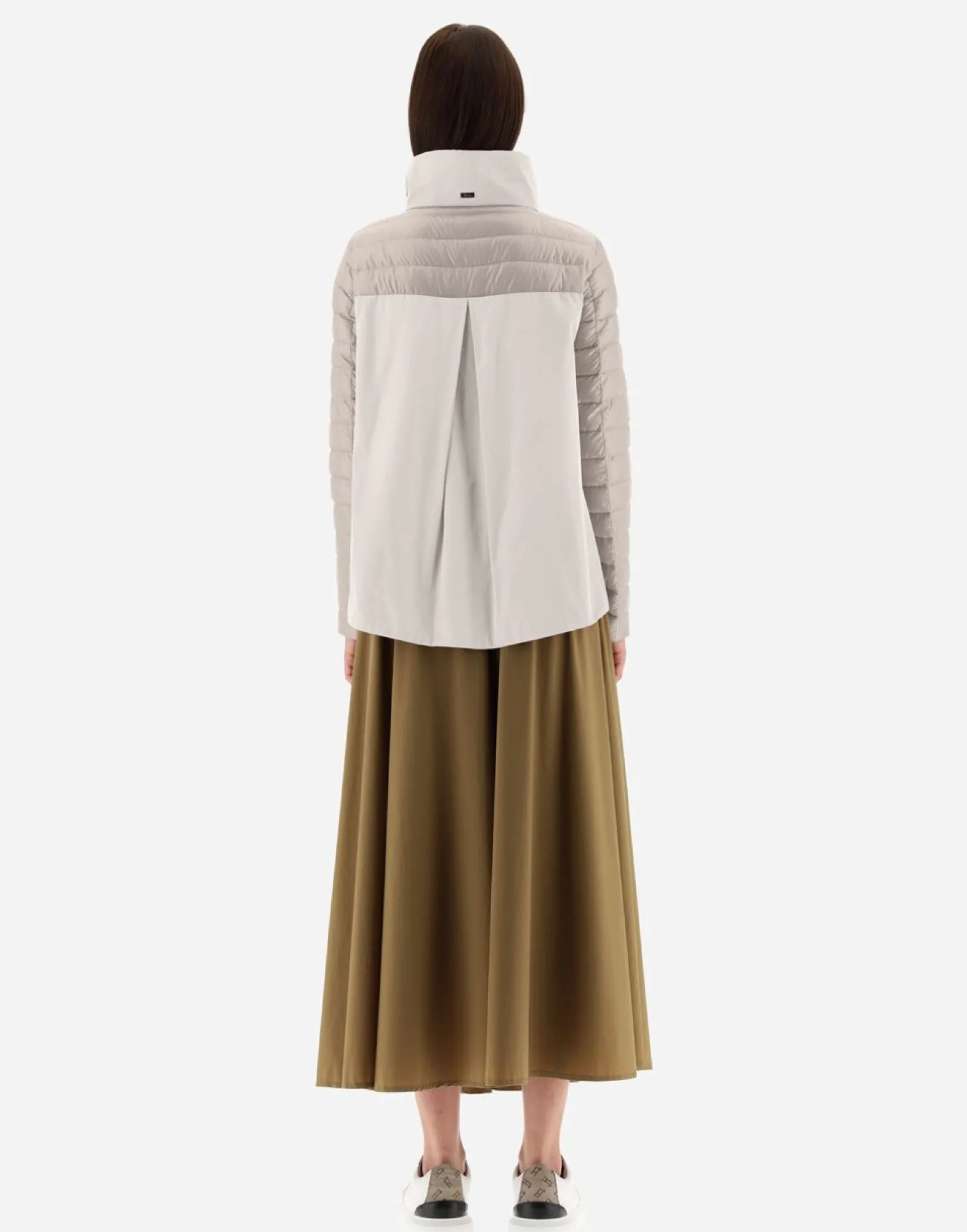 Herno Bomber Jacket In Nylon Ultralight & New Techno Taffeta