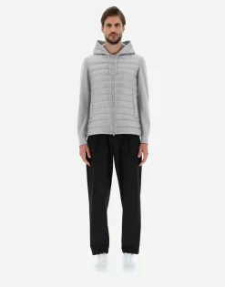 Herno Bomber Jacket In Nylon Ultralight & Fleece
