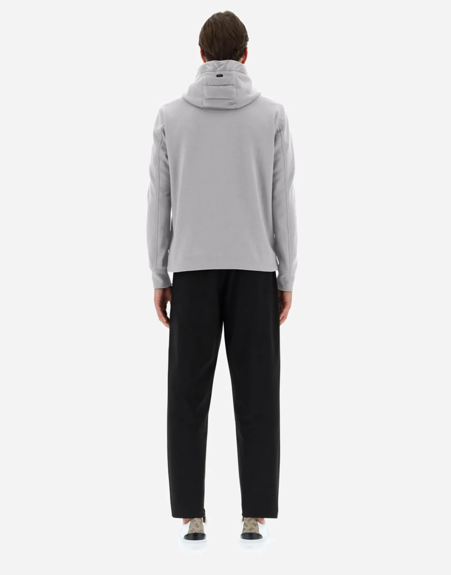 Herno Bomber Jacket In Nylon Ultralight & Fleece