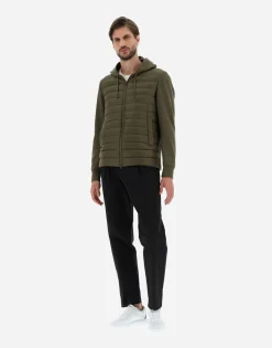 Herno Bomber Jacket In Nylon Ultralight & Fleece