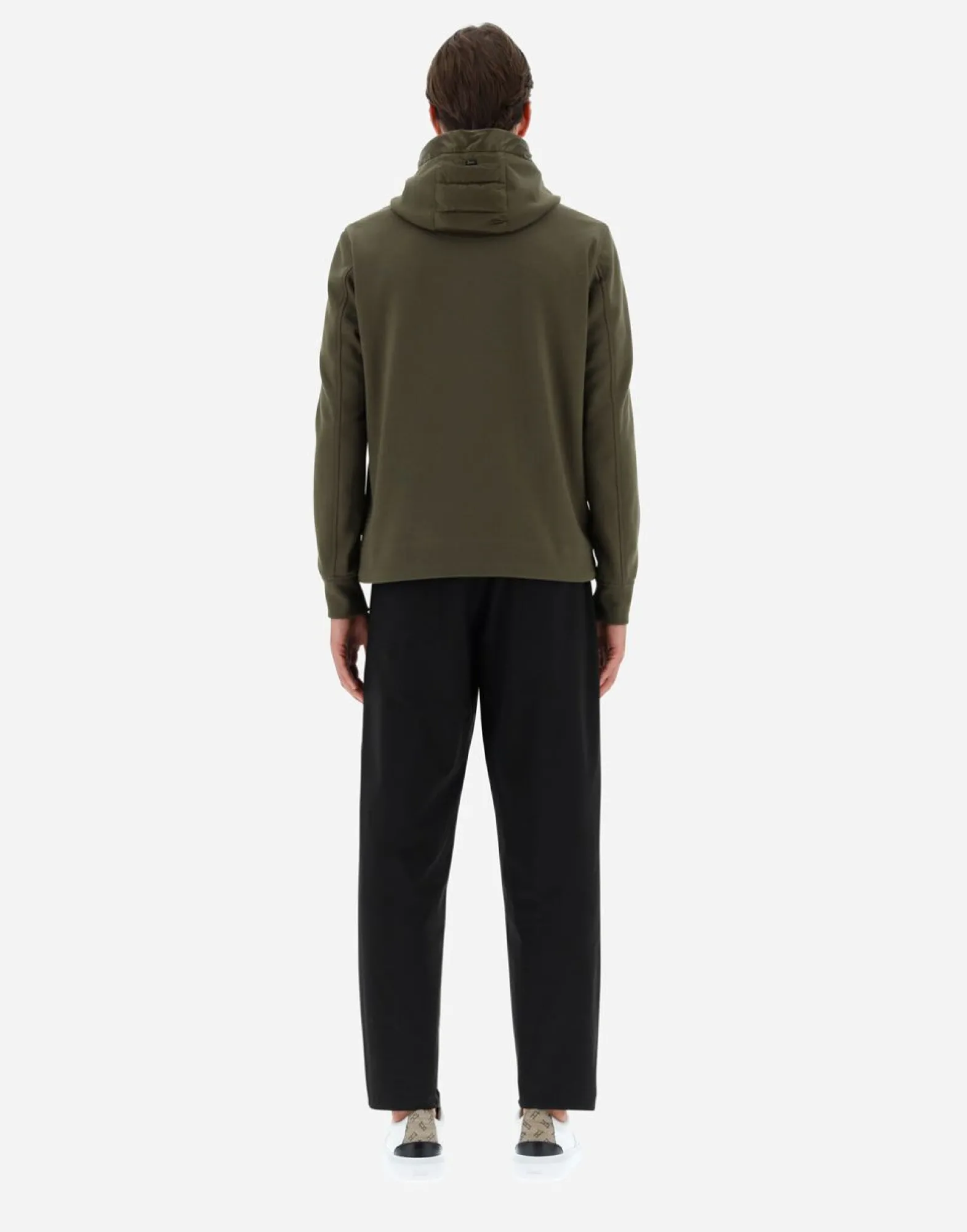 Herno Bomber Jacket In Nylon Ultralight & Fleece