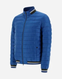 Herno Bomber Jacket In Nylon Ultralight & Knit