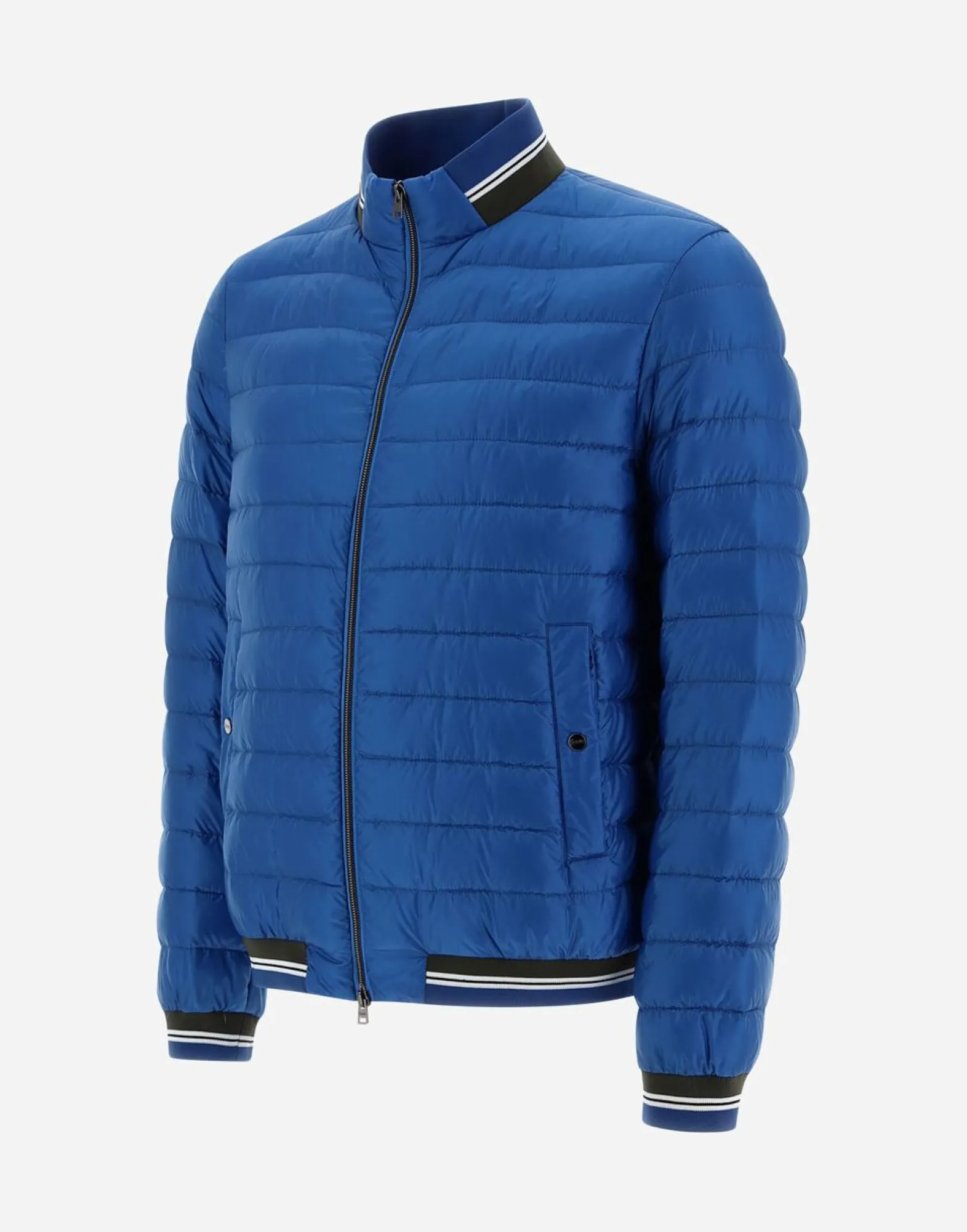 Herno Bomber Jacket In Nylon Ultralight & Knit