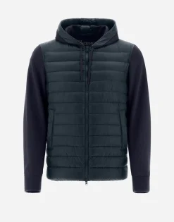 Herno Bomber Jacket In Nylon Ultralight & Fleece