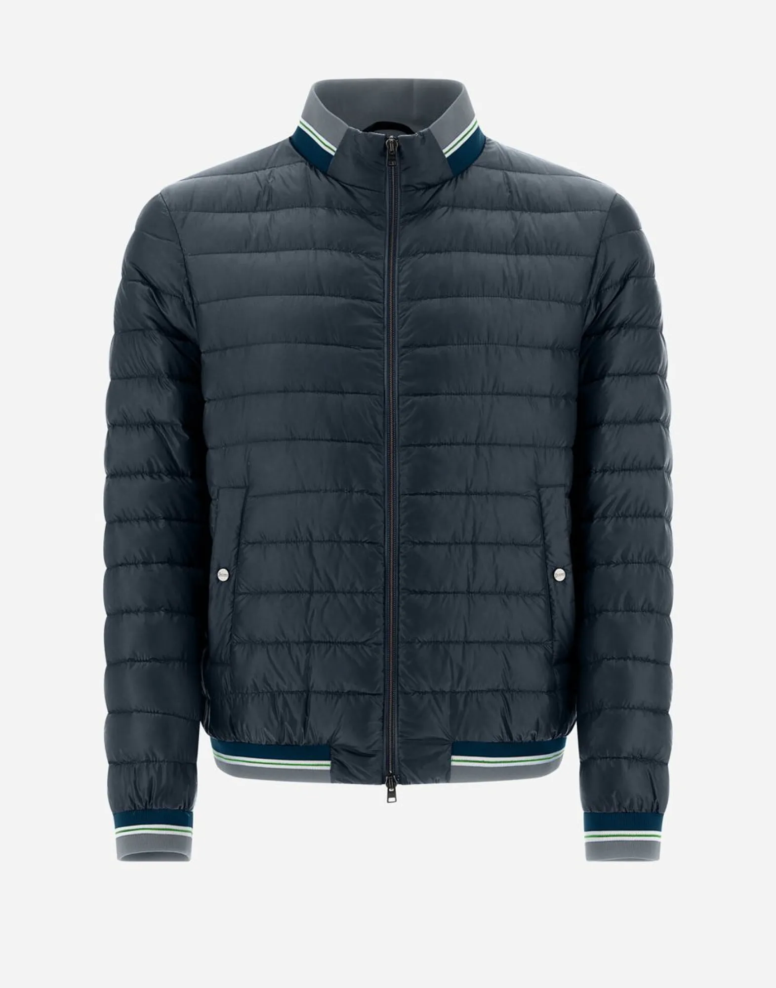Herno Bomber Jacket In Nylon Ultralight & Knit