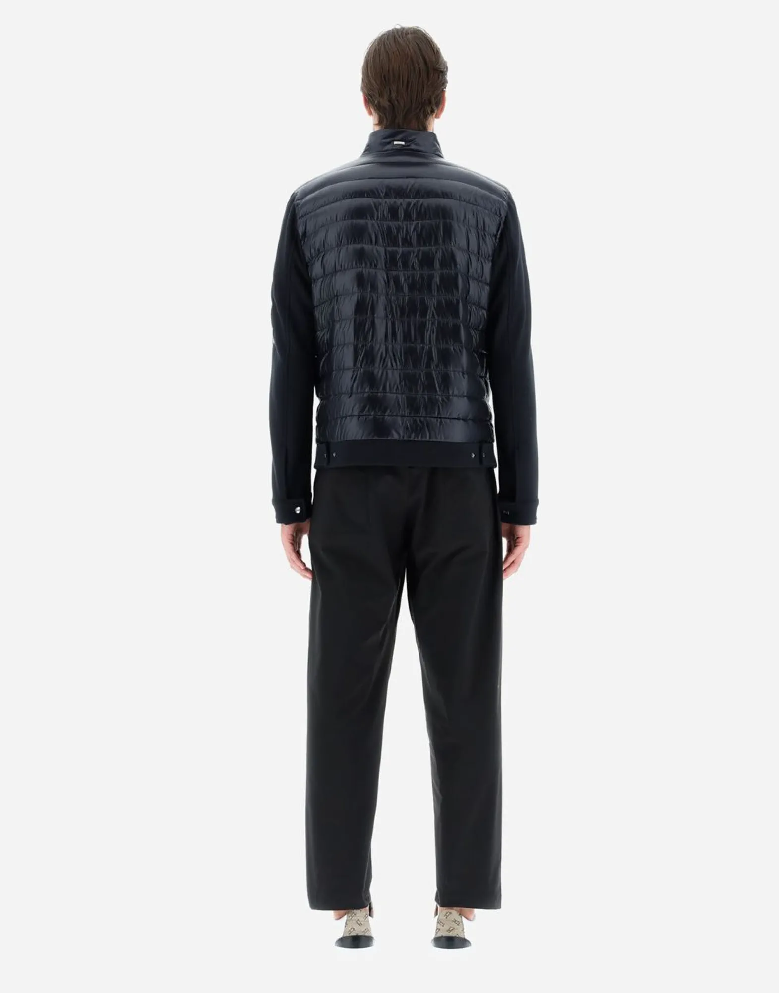Herno Bomber Jacket In Nylon Ultralight & Fleece