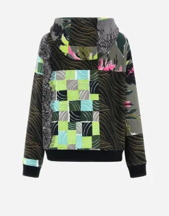 Herno Bomber Jacket In Safari Patch Sweater