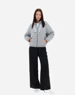 Herno Bomber Jacket In Shiny Rock