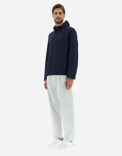 Herno Bomber Jacket In Ultralight Crease