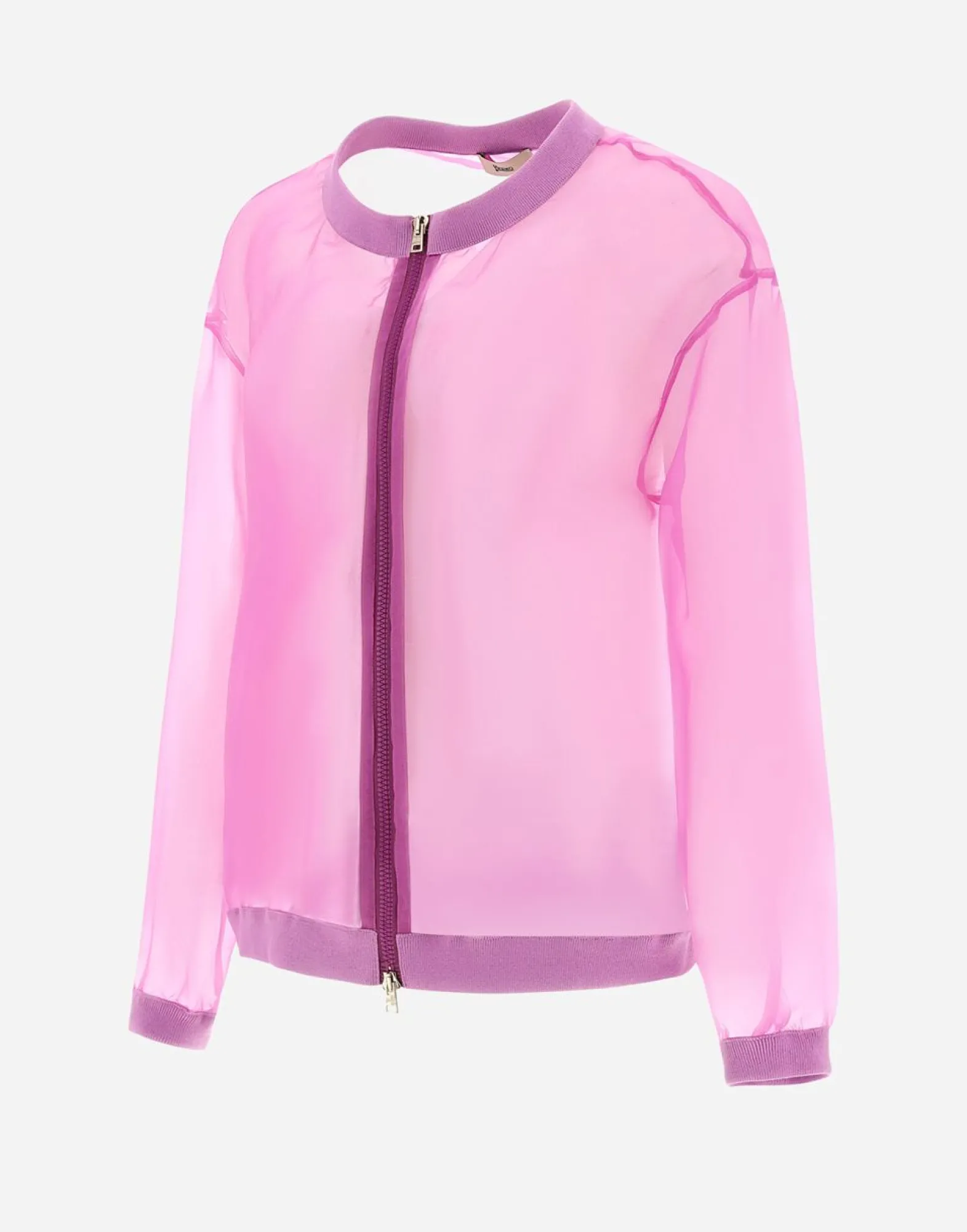 Herno Bomber Jacket In Veiled Silk