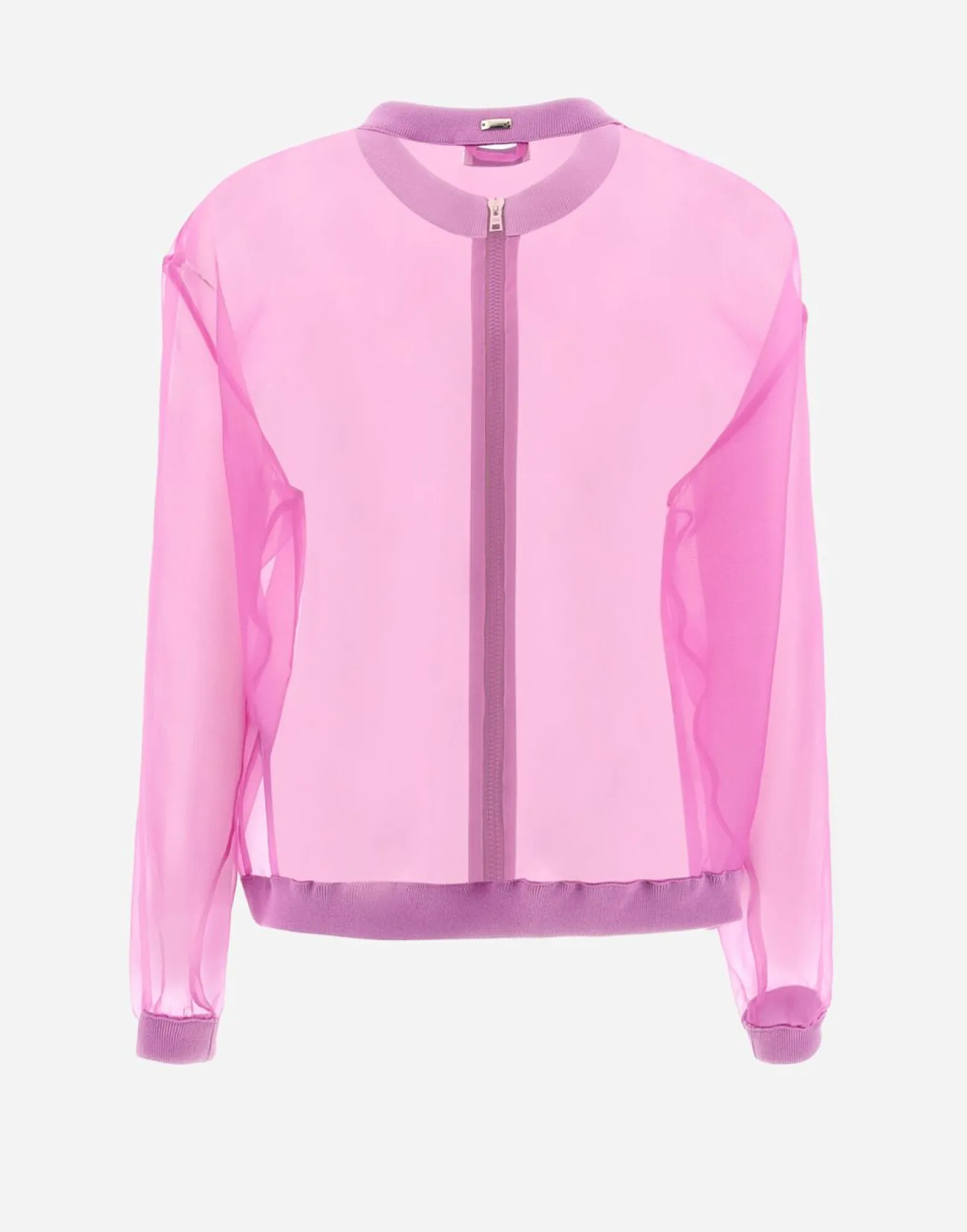 Herno Bomber Jacket In Veiled Silk