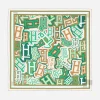 Herno Bubble Silk Scarf 90 X 90 Cm