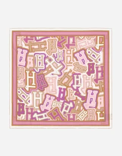 Herno Bubble Silk Scarf 90 X 90 Cm