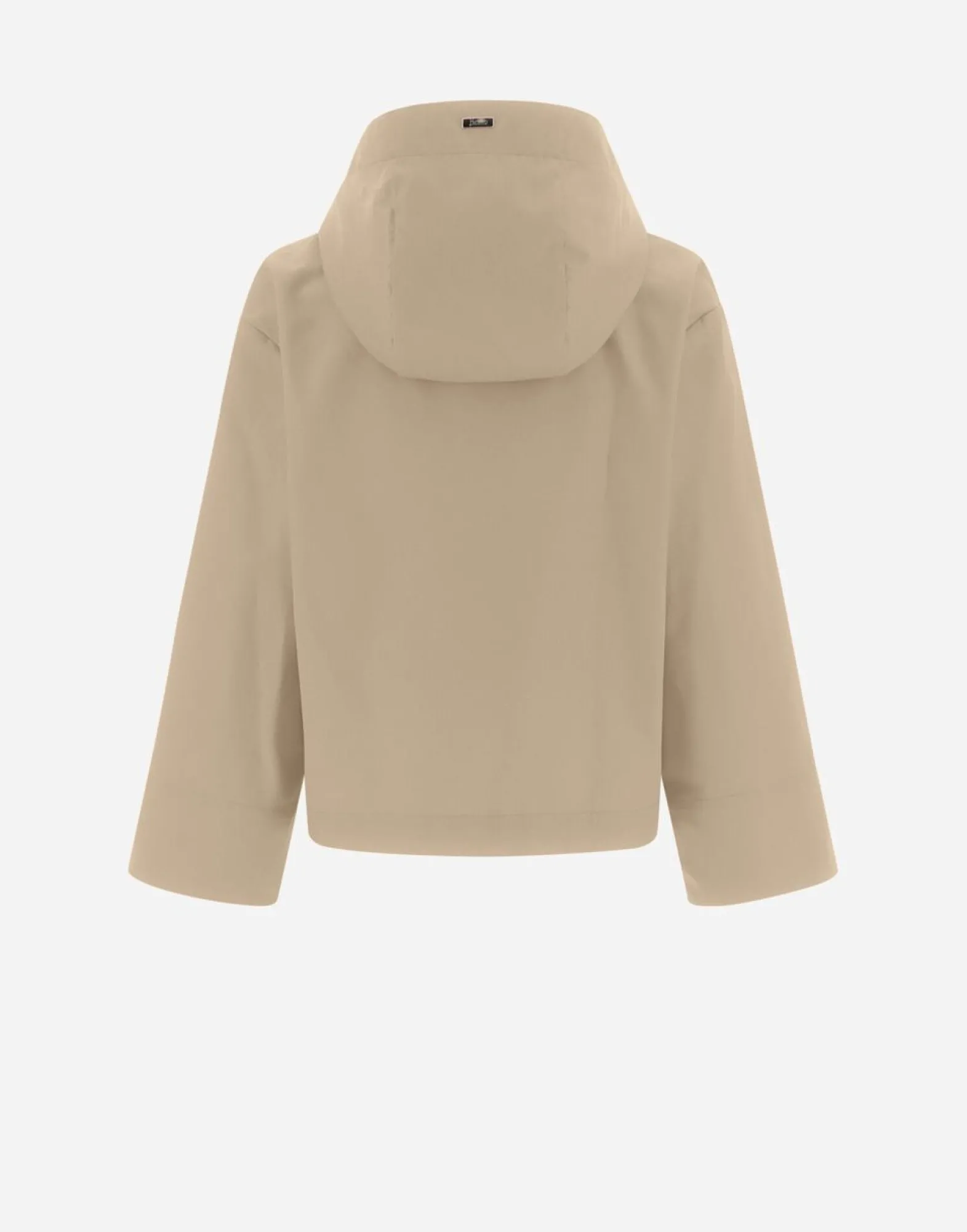 Herno Cape In Delon With Monogram Details