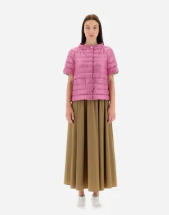 Herno Cape In Nylon Ultralight & Monogram