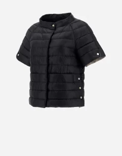 Herno Cape In Nylon Ultralight & Monogram