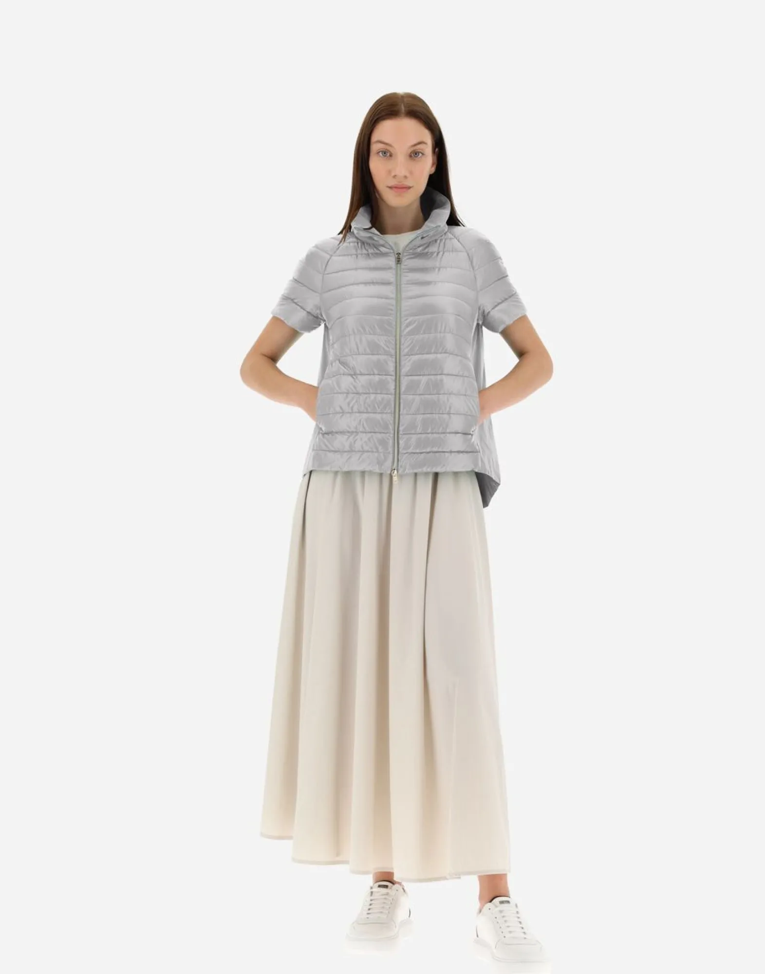Herno Cape In Nylon Ultralight & New Techno Taffeta
