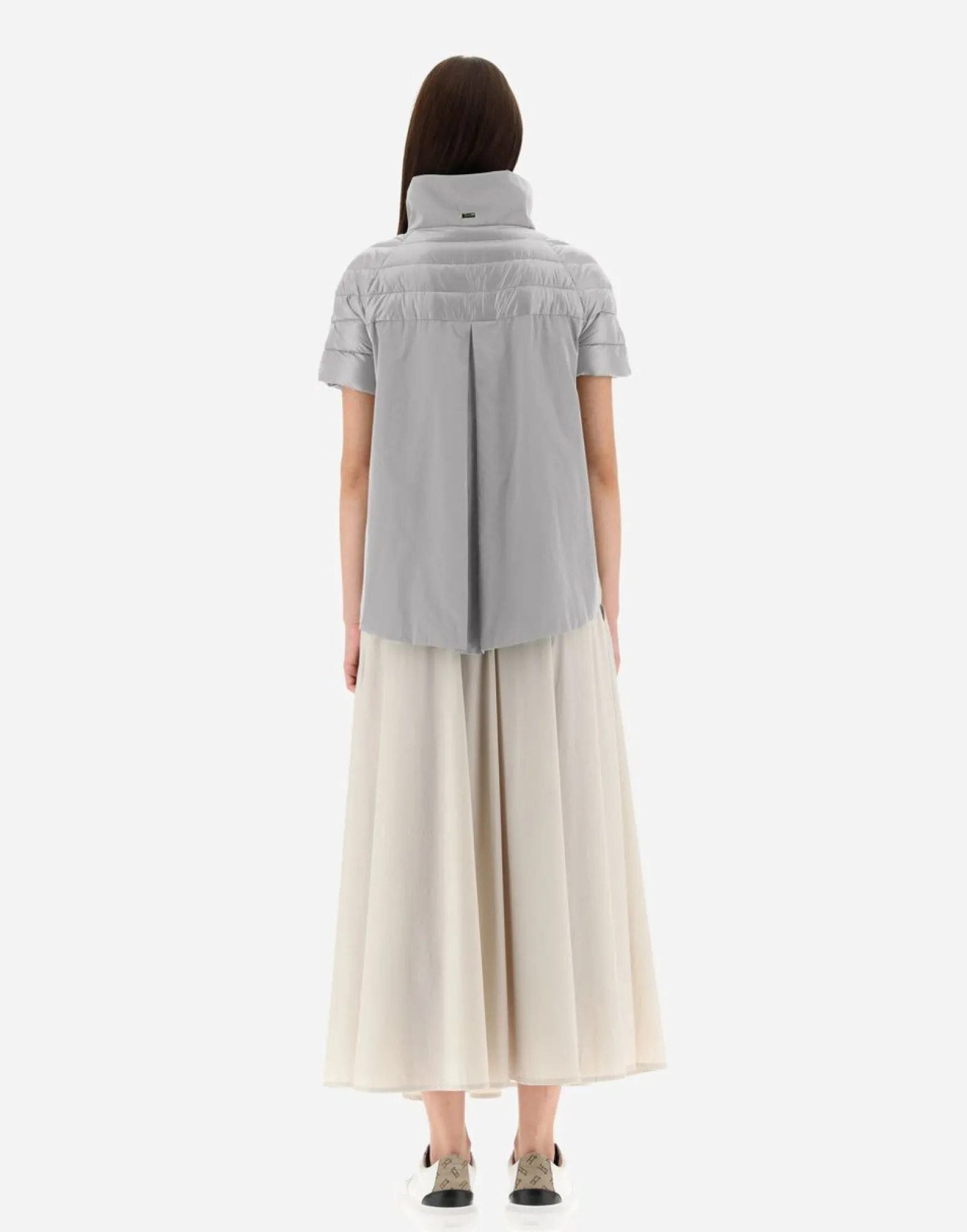 Herno Cape In Nylon Ultralight & New Techno Taffeta