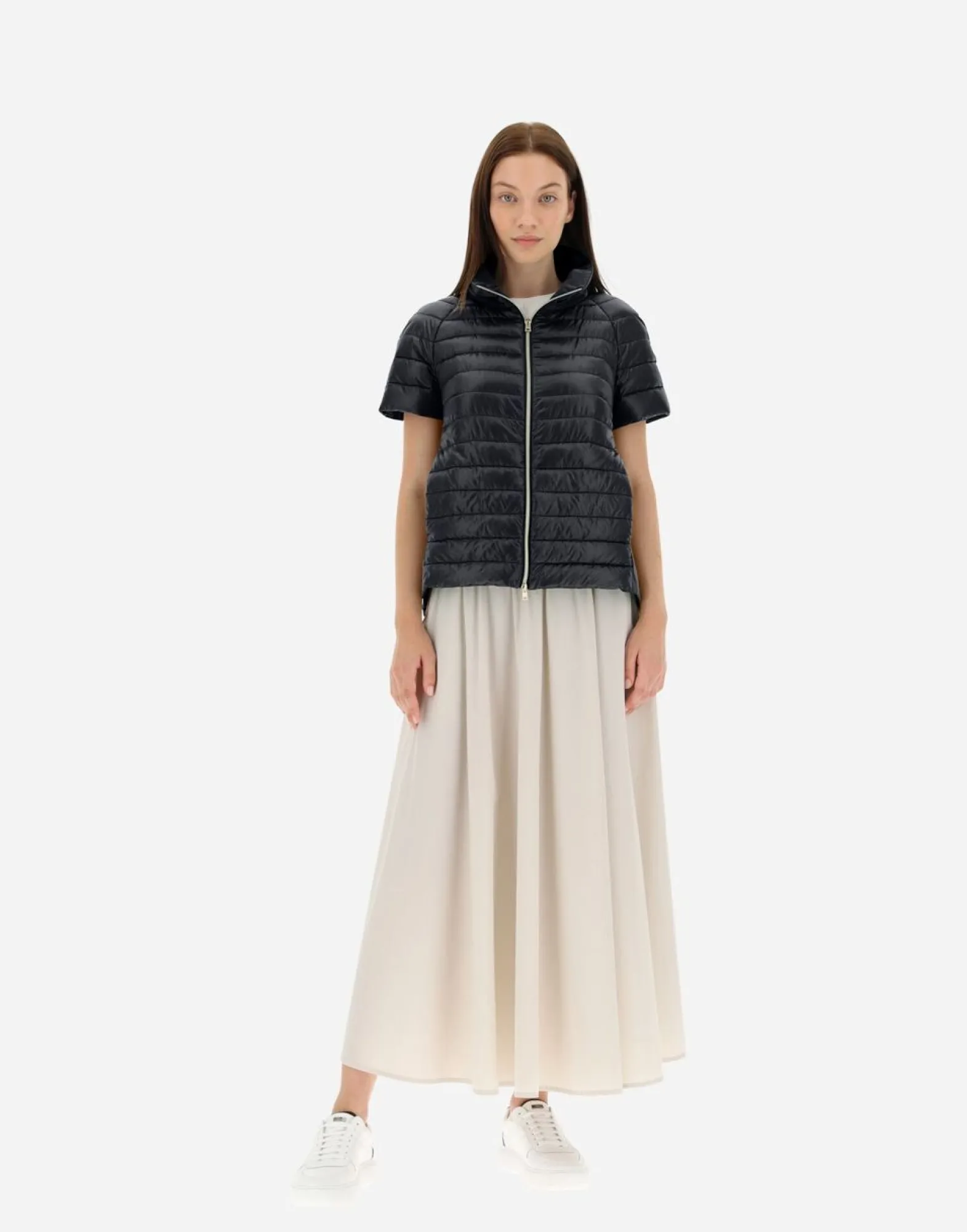 Herno Cape In Nylon Ultralight & New Techno Taffeta