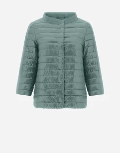 Herno Cape In Nylon Ultralight & New Techno Shantung