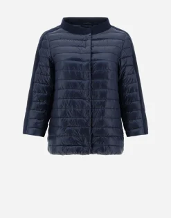 Herno Cape In Nylon Ultralight & New Techno Shantung