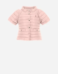 Herno Cape In Nylon Ultralight With Monogram Details