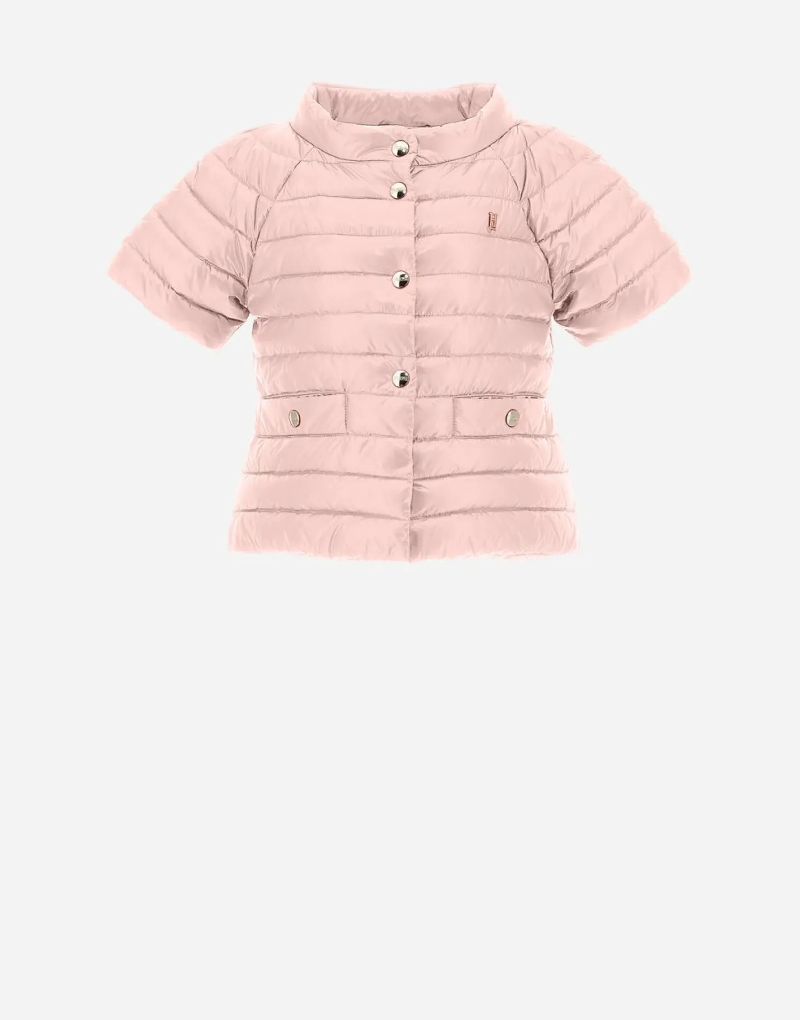 Herno Cape In Nylon Ultralight With Monogram Details