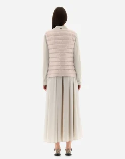 Herno Cardigan In Compact Cotton & Nylon Ultralight