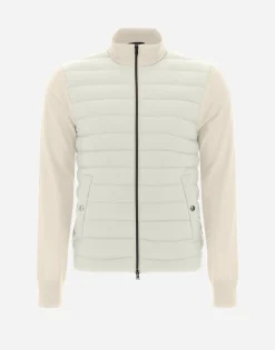 Herno Cardigan In Silk Wool & Nuage