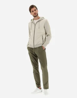 Herno Cardigan In Waffle Knit & Nylon